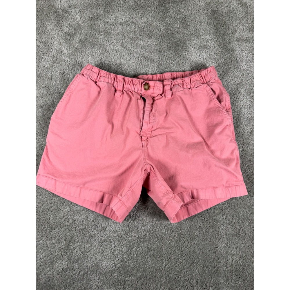 Chubbies Originals Mens Pink Stretch Cotton Shorts Size Medium 5.5 Inch Inseam